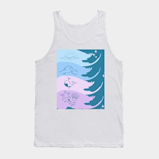 summer vibes kids Tank Top